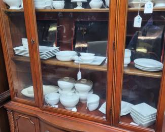 Various Pieces of White China