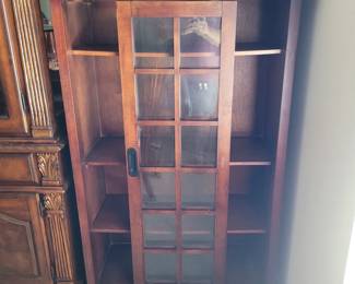 Slide Door Bookcase