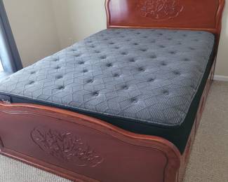Wood Queen Bed With Drawers
Mattress Sold Separately