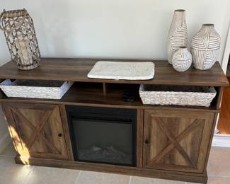 Fireplace-heater Media Console