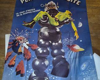 Vintage original Planete Interdite Movie poster