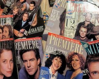 Vintage Premiere magazines - spanning the 1980s to 2010s