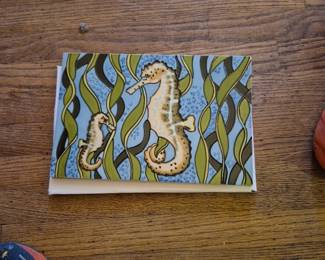 Seahorse tile