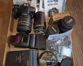 Canon Camera and Lenses