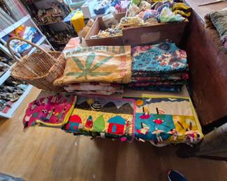 Vintage fabrics 1960s Hemp burlap sack