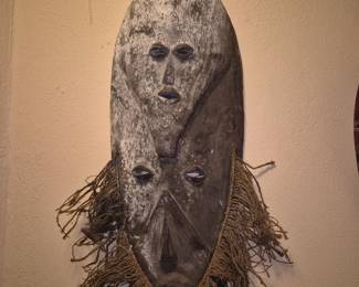 Antique African masks