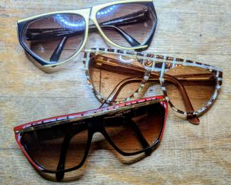 Vintage designer eye glasses and sun glasses