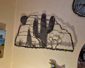 Metal Dessert wall art