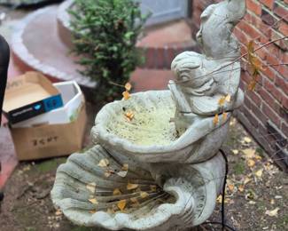 Large garden fountain