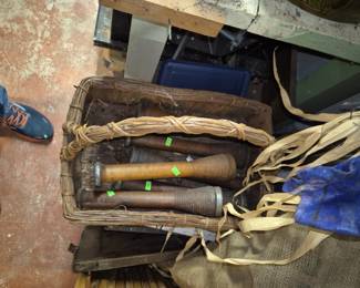 Vintage weaving bobbins