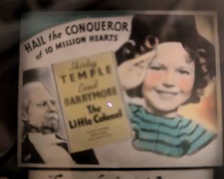 Shirley Temple magic lantern glass slide