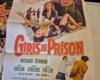 Vintage Girls in Prison Movie Poster