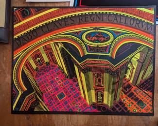 Vintage Black light posters