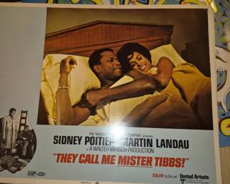 Vintage They Call me Mister Tibbs movie poster