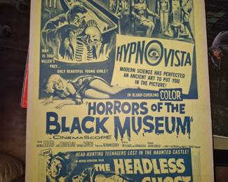 Vintage Horror of the Black Museum Movie Poster