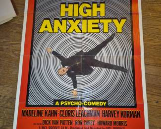 Vintage High Anxiety Movie poster