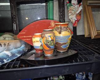 Vintage Asian vases