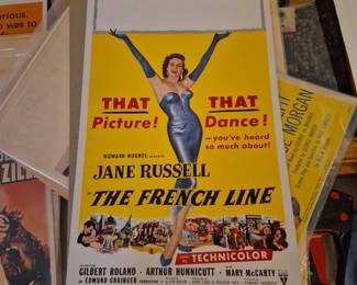 The French line Vintage movie poster