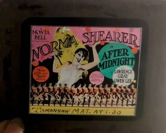 Norma Shearer - After Midnight. Magic lantern glass slide