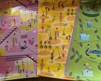 Shag tiki gift wrap - out of print