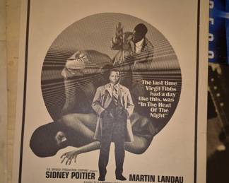 Vintage original They Call me Mister Tibbs Movie poster