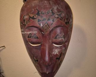 Antique African masks