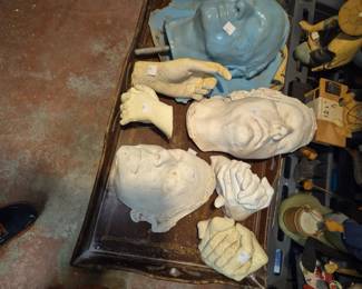 Face and hand castings