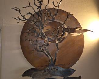 MCM Metal wall Sculpture