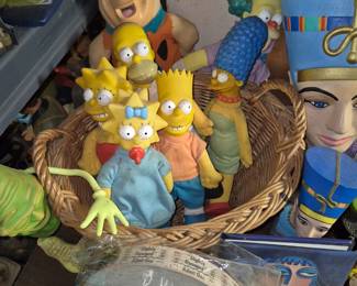 Vintage Simpsons and Flintstones