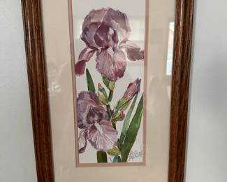 Pat Potuck Iris Painting