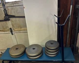 Weight Bench, Weights