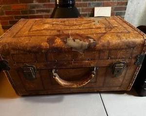Small Leather Trunk