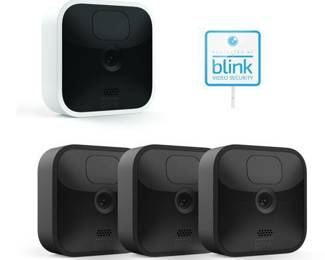 Blink 4-Camera System with 3 Outdoor And 1 Indoor Cameras, Retail - $449.00