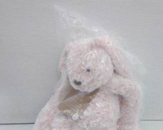 DEMDACO Heartful Hugs 17.5 Inch Weighted Plush, Bunny