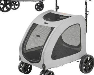 VEVOR Extra Large Dog Stroller for Dogs