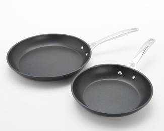 Le Creuset 2-pc Toughened Nonstick Pro Fry Pan Set, Retail - $199.00