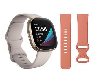 Fitbit Sense Smartwatch And Tracker with Small And Medium Bands Retail - $299.95