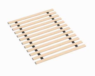 Mayton, 0.68-Inch Horizontal Wooden Bunkie Board/Bed Slats, Full, Beige