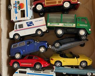 Die cast toy cars......