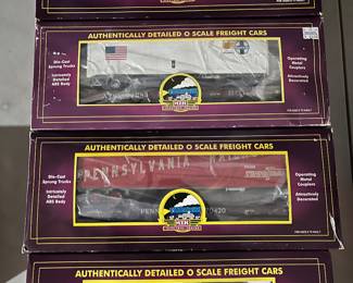 Trains in boxes........