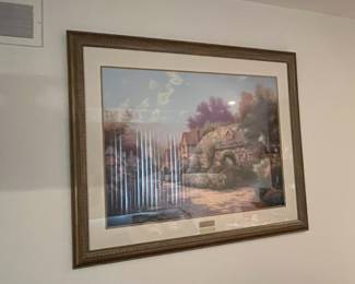 Thomas Kinkade framed print