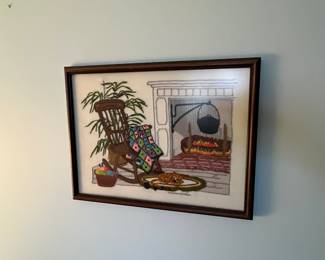 Needlepoint artwork