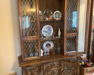 Matching china cabinet