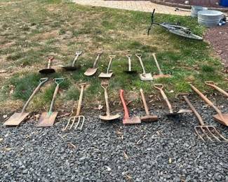 vintage yard tools