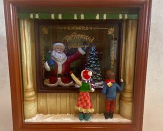 Musical light up Christmas window