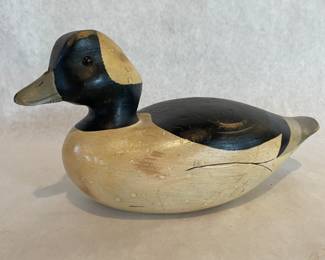 Signed wood duck decoy