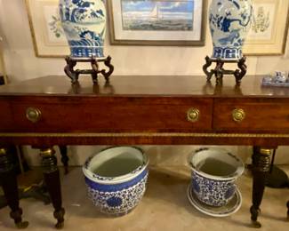 Antique spinet style buffet/sideboard