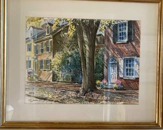 Watercolor - New Castle - W. James McGlynn