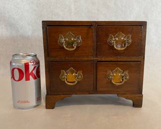 Miniature 4 drawer chest