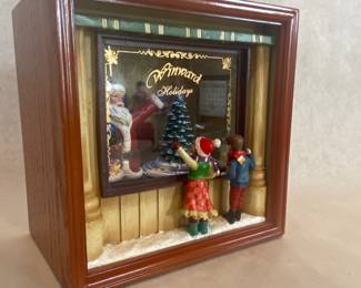 Musical light up Christmas window